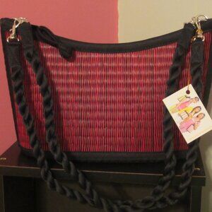 NWT/Baskets Of Cambodia Hand Woven Natural Straw Purse ~ BRAND NEW!